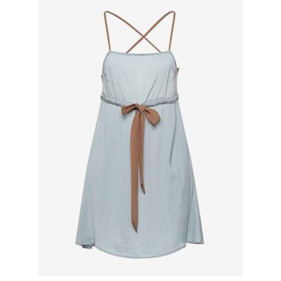 For Love and Lemons slip dress sky blue M